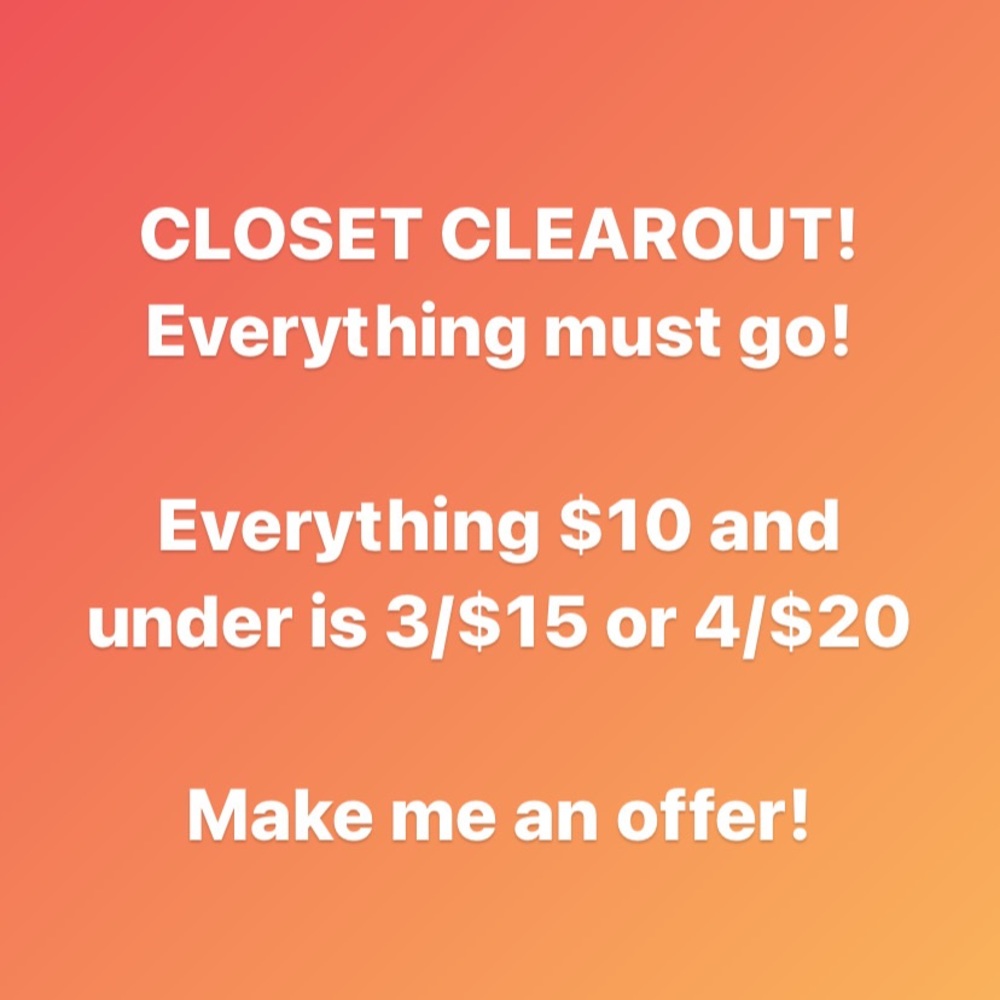 EVERYTHING MUST GO